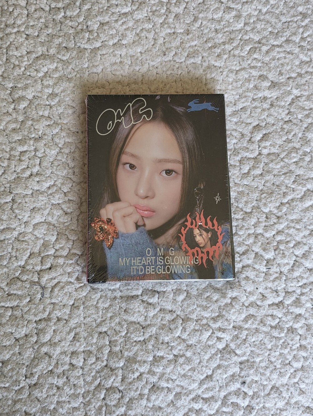 NewJeans OMG 1st Single Album Message Card Ver Minji CD Photobook Sealed Kpop
